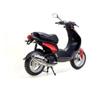 4088 - Scarico LeoVince HAND MADE TT Alluminio PEUGEOT LUDIX 50 2 ONE (04-12)