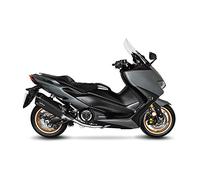 15305B - Scarico LeoVince LV-12 Inox Nero YAMAHA T-MAX 560/TECH MAX (20-23)