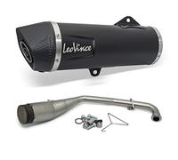 LeoVince Nero impianti di scarico nero-opaco, terminale in carbonio