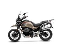 14454EB - Terminale Scarico LeoVince LV ONE EVO BLACK MOTO GUZZI V85 TT (19-23)