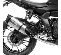 Staffa di scarico LeoVince, acciaio inox nero, senza pedane per Yamaha YZF-R7