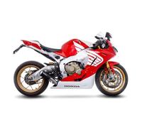 Leovince Lv-10 Black Edition Honda Cbr 1000 Rr 17-19/cbr 1000 Rr Abs 17-19 Not Homologated Slip On Muffler Rosso Not Homologated