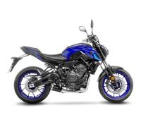 LEOVINCE TERMINALE SCARICO LV-10 BLACK EDITION PER YAMAHA MT-07 23-24 INOX