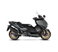 15305BK - Scarico LeoVince LV-12 Inox Nero YAMAHA T-MAX 560/TECH MAX (20-23)