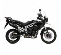 LEOVINCE TERMINALE SCARICO NERO PER TRIUMPH TIGER 800/XC 11-14 INOX-COD.14006