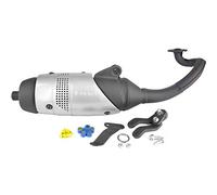 5515 - Scarico Completo LeoVince TOURING Inox Nero MBK OVETTO 50 (02-12)