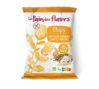 LEPAINDESFLEURS CHIPS DE LENTEJAS con cebolla - può essere utilizzato regolarmente secondo le esigenze individuali, prodotto multifunzione ad ampio campo di applicazione, peso 50 g e facilita la presa