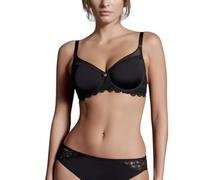 Lepel 1 Pezzo di Reggiseno Donna Balconcino con Ferretto Coppa Preformata 481 Belseno Soiree Nero 5C