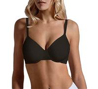 Lepel 1 Pezzo Reggiseno 471 in Cotone Coppe Preformate con Ferretto. Nero 3C