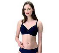 LEPEL 1 Pezzo Reggiseno Donna 461 Allure con Ferretto in Morbida micrifibra - Coppa B - C - D, Nero 6D