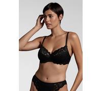 LEPEL BEL SENO REGGISENO BALCONCINO PIZZO E FERRETTO art 251 BIANCO NERO FARD