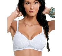 Lepel Reggiseno 380 Coppa C Leggermente Imbottito Colore Bianco (5 - XL, Bianco)