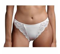 Lepel Set 3 Slip Brasiliana Art 253 in Microfibra e Pizzo Elasticizzato Donna Bianco 7
