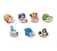 lepetitmitron - Set di 10 fagioli nel Regno degli Animoti, Espressione masticabile