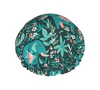 Lephants In The Jungle Pattern Cuffia da a e Cuffia da Bagno per Donna, Cuffie da a Impermeabili Oversize Reversibili Grandi Progettate per Tutte Le Lunghezze di Capelli, Cuffia Elastica R