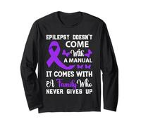 L'epilessia Non Viene fornita con Una consapevolezza Manuale del Nastro Viola Maglia a Manica