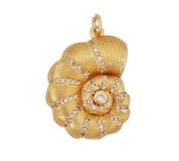 LEPIZ Collana con ciondolo a forma di conchiglia, stella marina, delfino e cavalluccio marino, smalto multicolore, per l'estate, la spiaggia e le vacanze, K80-K807710Y2