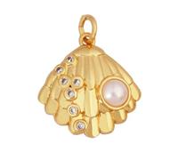 LEPIZ Collana con ciondolo a forma di conchiglia, stella marina, delfino e cavalluccio marino, smalto multicolore, per l'estate, la spiaggia e le vacanze, K80-K807707Y2