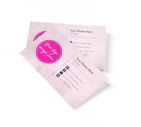 lepni.me Biglietti di ringraziamento personalizzati per i buoni clienti dei proprietari di negozi online con il tuo nome Biglietti d'auguri floreali rosa per il supporto Lucido, Opaco, Laminato