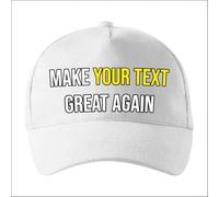 lepni.me Cappellini Personalizzato Make Great Again con Testo o Nome | Cappellino da Baseball Unisex Stampati e Regolabili | Cappello Trucker con Chiusura a Fibbia (Taglia Unica Bianco Multicolore)