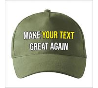 lepni.me Cappellini Personalizzato Make Great Again con Testo o Nome | Cappellino da Baseball Unisex Stampati e Regolabili | Cappello Trucker con Chiusura a Fibbia (Taglia Unica Kaki Multicolore)