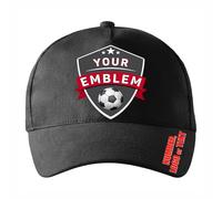 lepni.me Cappellini Sportivi Unisex Personalizzati con Logo, Numero o Testo della Squadra | Cappello con Chiusura a Fibbia per Baseball, Golf, Basket (Taglia Unica Nero Multicolore)