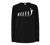 lepni.me Maglietta Bambino Evolution Street Basket Adoro Questo Gioco Ottimo Regalo per i Fan (12-13 Anni Nero Bianco)