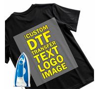lepni.me Trasferimenti DTF personalizzati per l'abbigliamento team | Aggiungi nomi e loghi dei giocatori a maglie, felpe con cappuccio, borse sportive | Pressa di calore o applicazione di ferro