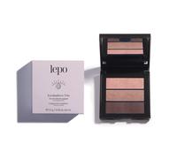 LEPO Eyeshadows Trio Tris di ombretti compatti Tonalità 01 MARRONE DOR