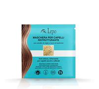 LEPO | Maschera Capelli Ristrutturante 20 ml, con Estratto di Miglio e Burro di Karité Bio, Trattamento Intensivo per Capelli Forti