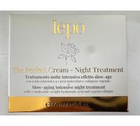 LEPO The Perfect Cream 50ml - Night Treatment Trattamento notte intensivo effetto slow -age con acido ialuronico a 3 pesi molecolari e collagene vegetale
