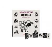 leporello a contrasto animali della fattoria 15,5 × 15 cm per neonati