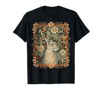 Lepre vittoriana William Morris Floral Art Maglietta