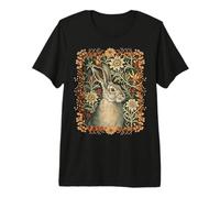 Lepre vittoriana William Morris Floral Art Maglietta Premium