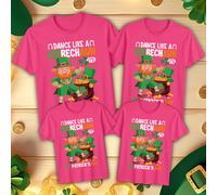 Leprechaun Family Funny St. Patrick's Day T-Shirts Parade Irish Green #STPD -b