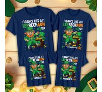 Leprechaun Family Funny St. Patrick's Day T-Shirts Parade Irish Green #STPD -b