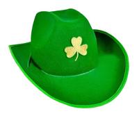 Leprechaun Homburg Cappello a cilindro verde Panama cappello Porkpie sorpresa regalo vacanza costume accessorio comodo berretti verdi