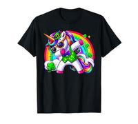 Lepricorn Dab Dancing St Patricks Day Irish Dabbing Unicorno Maglietta