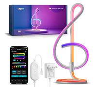 Lepro AI TB2 Lampada da Tavolo LED, Lampada da Comodino RGB, Funziona con Alexa/Google Assistant, Progettista Illuminazione AI Personalizzato/Sync Musicale, 16 Milioni di Colori, 2.4GHz WiFi/Bluetooth