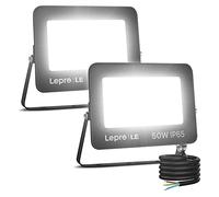 Lepro Faretto LED da Esterno 50W, 4250LM Bianca Naturale 5000K, 2Pcs
