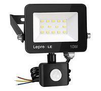Lepro Faretto LED da Esterno con PIR Sensore di Movimento, 10W 850LM 5000K | Proiettore Faretto da Esterno Impermeabile IP65 per Giardino, Corridoio, Illuminazione Interna ed Esterna