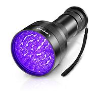 Lepro Lampada UV 51 LEDs 395NM Ultravioletta, Torcia LED Portatile Rilevatore di Black Light per Urina di Cane/Gatto, Scorpione, Banconote, Rileva la Vernice Fluorescente