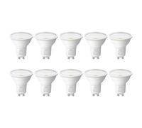 Lepro Lampadina LED GU10 Bianco Caldo 2700K, Lampadina GU10 da 590lm, 3.3W Equivalente a 50W, Fascio Ampio 100°, Lampadine a Risparmio Energetico non Dimmerabili, Confezione da 10