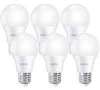 Lepro Lampadine LED E27 A60 806LM, 8.5W ≈ 60W, 6500K, Angolo 180°, 6pcs | Non Dimmable, CRI>80, LED Lampadina Super Luminosa, Nessuno Sfarfallio, Risparmio Energetico Superiore al 86%