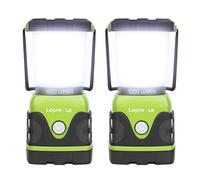 Lepro Lanterna da Campeggio LED 1000lumen Impermeabile, 4 Modalità di Illuminazione, Lampade da Campeggio per Emergenza Escursione Pesca Trekking ecc, 2 Pezzi