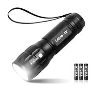 Lepro Torcia LED Potente Professionale Zoomabile,3 AAA Batterie Incluse