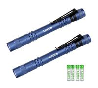 Lepro Torcia, Mini Torcia a LED, IPX4 Impermeabile Torcia a Penna, 3 Modalità Torcia Portatile Piccola, Lampada a Penna perfetta per Ispezione, Lavoro, Riparazione (Blu)