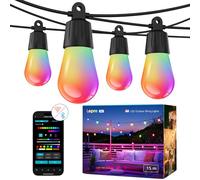 Lepro ZB1 AI Luci da Esterno Giardino 15M,Catena Luminosa Esterno Funziona con Alexa/Google Home,Assistente di Progettazione Illuminotecnica AI,Modalità Multiple per Balcone,Giardino,Campeggio