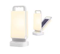 Lepwings Lampada da Campeggio Solare Ricaricabile 6000mAh, Lanterna LED Portatile da Esterno fino a 80 Ore, Funzione Power Bank, Luce Touch IPX4 Impermeabile per Tenda, Escursione ed Emergenza