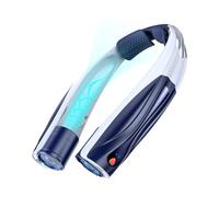 Lepwings Ventilatore da Collo Portatile, 6000mAh Ventilatore Ricaricabile USB, 6 Velocità, Autonomia 6-20 Ore,Ventilatori Personale per Viaggi, Ufficio, Casa e Attività all'Aperto - Blu